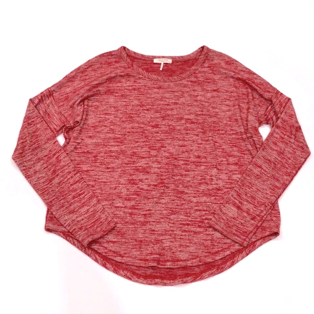 Rag & Bone Dropped Shoulder Long Sleeve Top